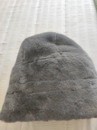 Anorak de plumas mujer gris