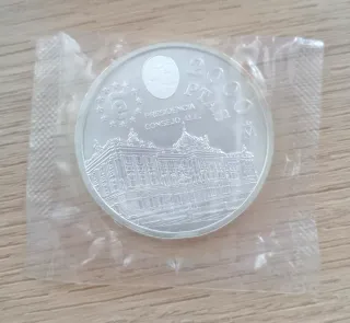 Moneda 2000 Pesetas Plata 1995 Carlos I