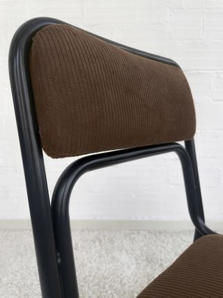 SILLAS BAUHAUS CORDUROY "BROWNIE". ITALY 70s