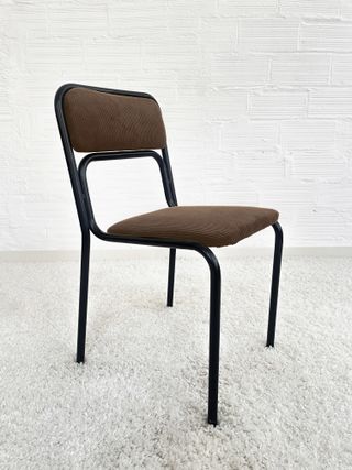 SILLAS BAUHAUS CORDUROY "BROWNIE". ITALY 70s