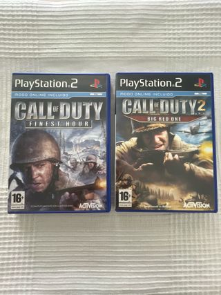 Lote 2 Juegos PS2 Call of Duty