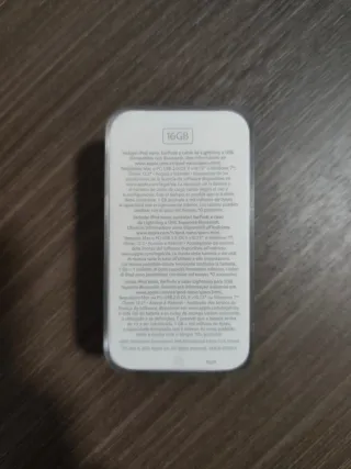 iPod Nano 7ª Gen Precintado Gris Espacial