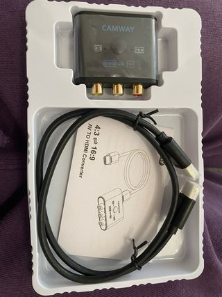 Convertidor CAMWAY AV a HDMI 4:3 16:9