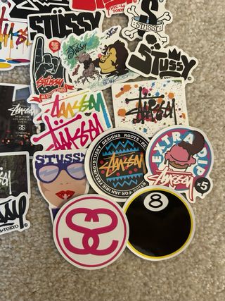 100 Adesivos Skate Surf + 50 Stussy