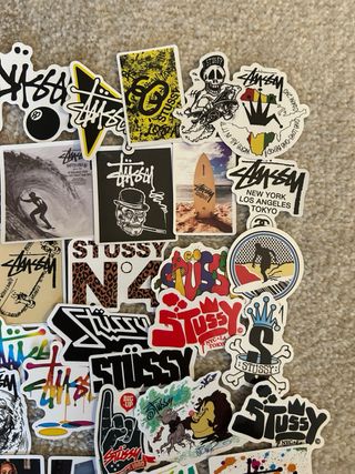 100 Adesivos Skate Surf + 50 Stussy