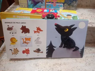 Libros de texturas y palabras. Sus primeros libros