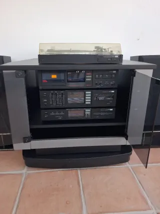 Giradischi vintage nero