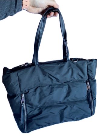 Bolso Tote Negro Stradivarius