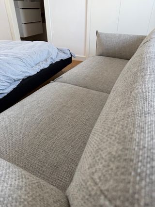 Sofá IKEA gris tela