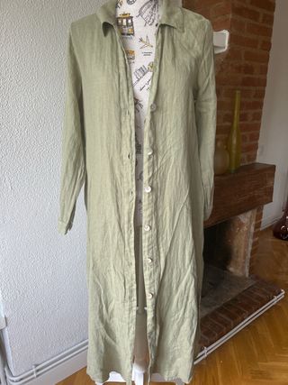 Kimono Zara Verde Talla XS