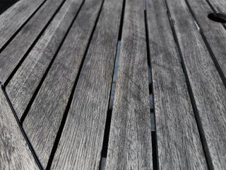 Mesa redonda madera plegable 90cm