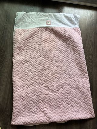 Conjunto de nórdico y chichonera para cuna 120x60