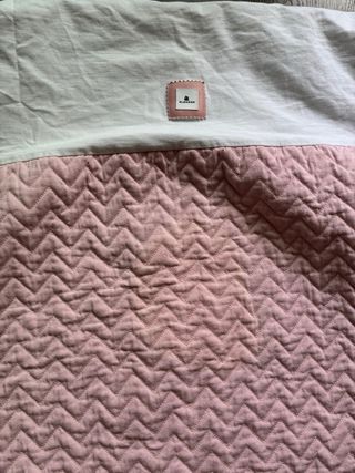 Conjunto de nórdico y chichonera para cuna 120x60