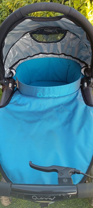 Cochecito Quinny Buzz Azul + Capazo + Silla Coche