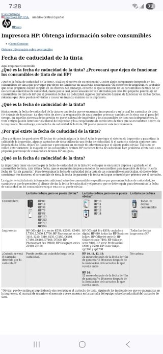 Cartuchos impresora