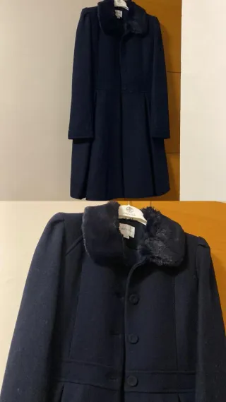 Abrigo azul marino niña talla 11-13 años