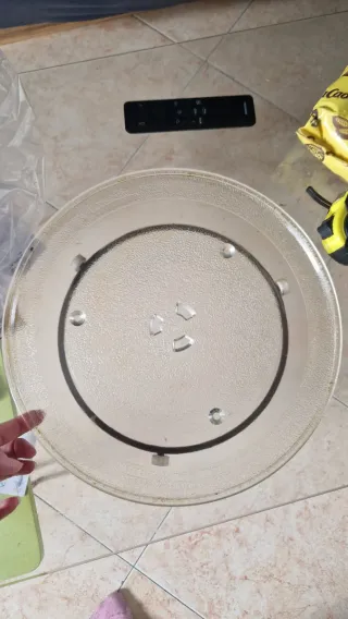 Plato giratorio microondas grill