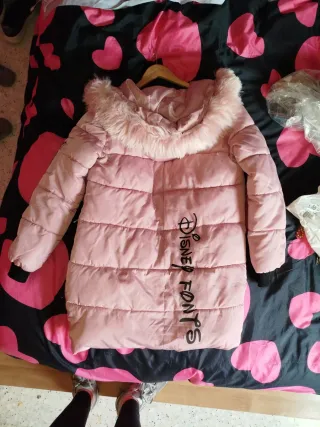 Abrigo acolchado rosa Talla M