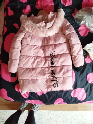 Abrigo acolchado rosa Talla M