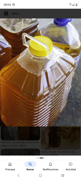 Aceite usado para reciclar