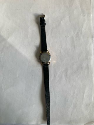 Orologio vintage donna Britscar  cinturino nero.