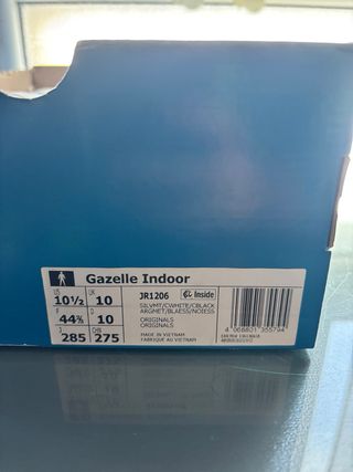 Zapatillas Adidas Gazelle Plata Talla 44.5