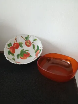 Ciotolina arancione trasparente in PVC