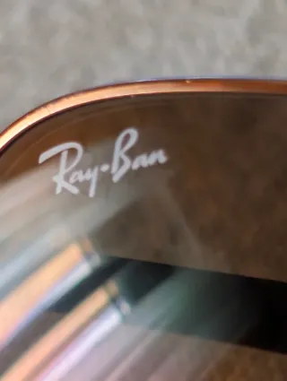 Gafas de Sol Ray-Ban Aviador Dorado Marrón