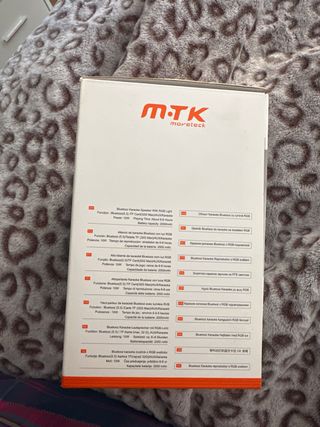 Altavoz Karaoke MTK TF4186 Bluetooth RGB