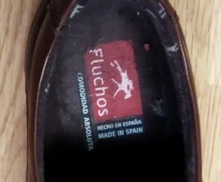 Zapatos Fluchos Marrón Hombre Talla 41.