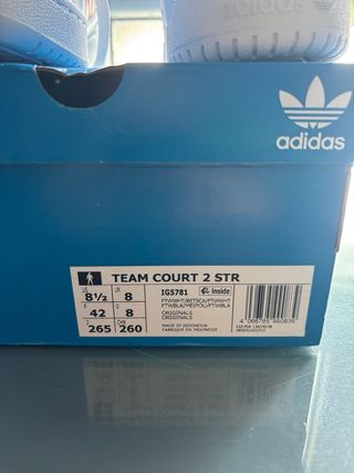 Zapatillas Adidas Team Court 2 STR Talla 42