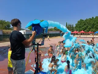 Fiestas de espuma y Holi