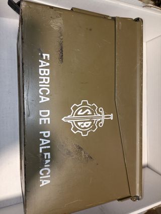 Caja metálica munición!