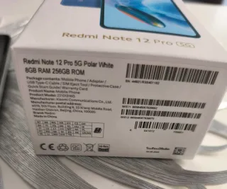 Xiaomi Redmi Note 12 Pro 5G 256GB blanco