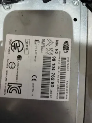 Rádio GPS Peugeot 508 9810476280