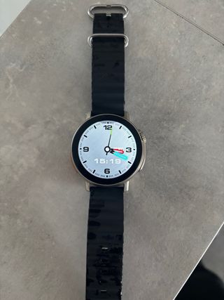 Reloj Inteligente Negro y Plateado