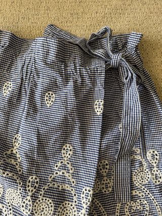 Falda pantalón Zara cuadros T.XS