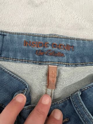 Pantalón vaquero Inside  azul talla M