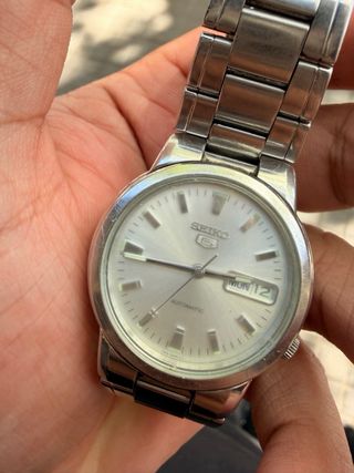 Reloj Seiko 5 Automático 7S26-01T0 Plata