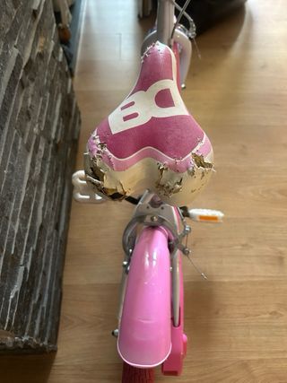 Bicicleta Unicornio Dino Bikes Niñas Blanca
