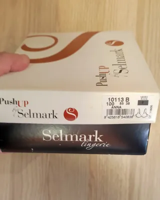 Sujetador Selmark Push Up Negro Talla 100B