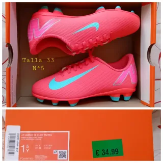 Botas de fútbol Nike JR VAPOR 16 FG/MG Talla 33