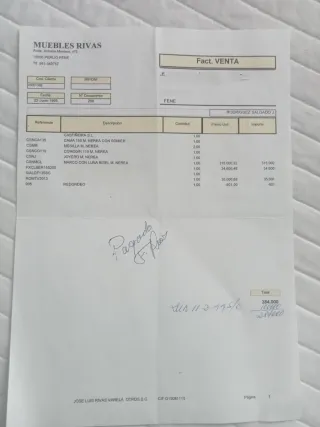 Cama 150x190cm + 2 Mesitas + Tocador Castaño