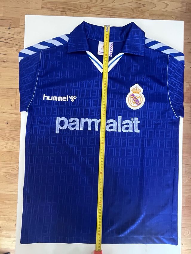 Camiseta Real Madrid 88-89 Talla M Azul. ORIGINAL