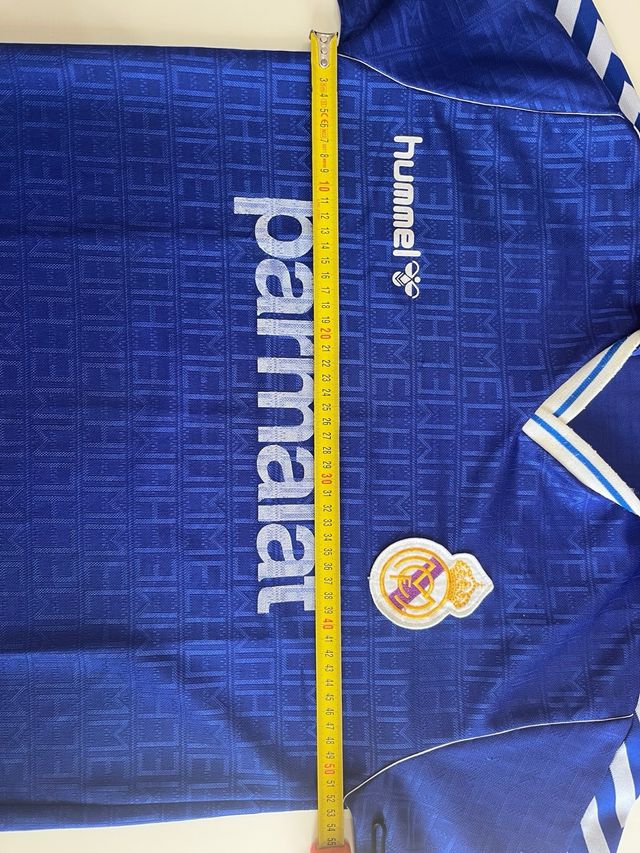 Camiseta Real Madrid 88-89 Talla M Azul. ORIGINAL