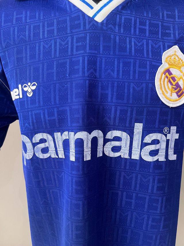 Camiseta Real Madrid 88-89 Talla M Azul. ORIGINAL