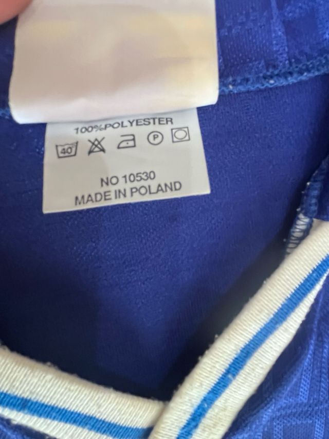 Camiseta Real Madrid 88-89 Talla M Azul. ORIGINAL