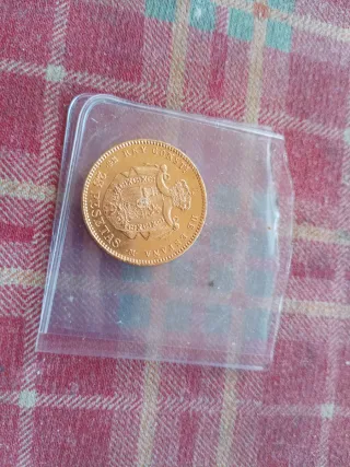 Moneda Alfonso XIII 1881 Oro