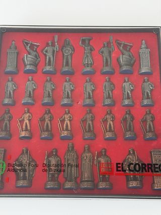 Ajedrez metálico edición especial País Vasco