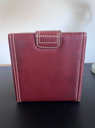 Caja Reloj Longines Piel Roja